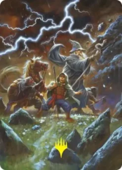 Art Card 33: Call Forth the Tempest - The Hobbit Art Series