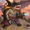 Art Card 04: Captain Howler, Sea Scourge - Aetherdrift Art Series