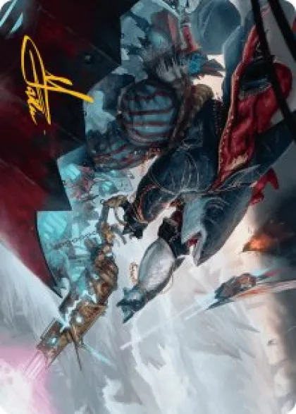 Art Card 16: Captain Howler, Sea Scourge - Aetherdrift Art Series