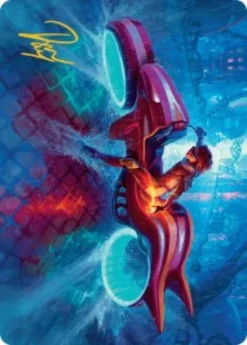 Art Card 20: Chandra, Spark Hunter (signed) - Aetherdrift Art Series