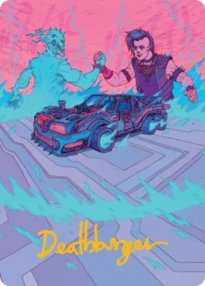 Art Card 40: Demonic Junker - Aetherdrift Art Series