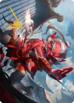 Art Card 15: Devoted Duelist - Tarkir: Dragonstorm Art Series