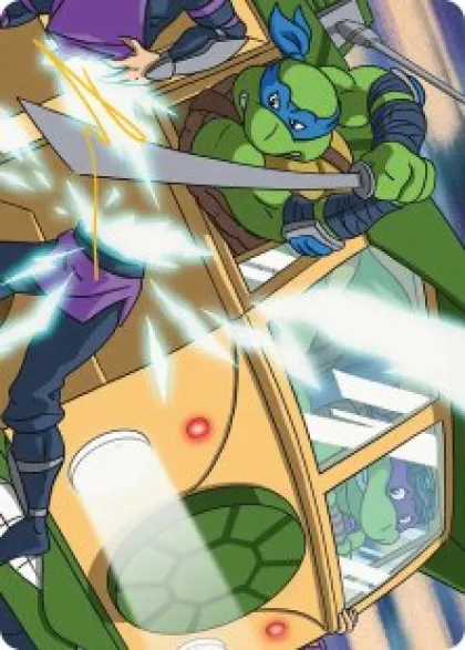 Art Card 30: Don & Leo, Problem Solvers - Teenage Mutant Ninja Turtles Art Series