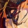 Art Card 03: Dragonback Lancer (signed) - Tarkir: Dragonstorm Art Series