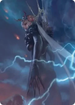 Art Card 07: Edea, Possessed Sorceress - Final Fantasy Commander