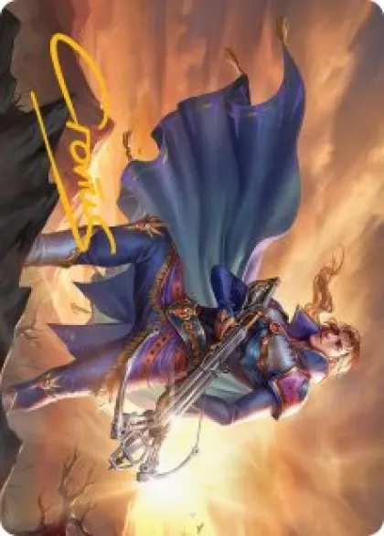 Art Card 27: Edgar, Master Machinist (signed) - Final Fantasy Art Series