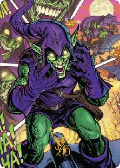 Art Card 49: Green Goblin (signed) - Marvel's Spider-Man Art Series