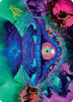 Art Card 45: Humongous Fungus (signed) - Teenage Mutant Ninja Turtles Art Series