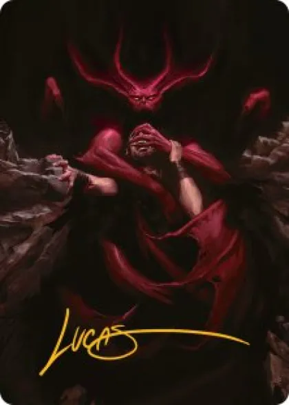 Art Card 10: Infernal Grasp (signed) - Innistrad Remastered Art Series