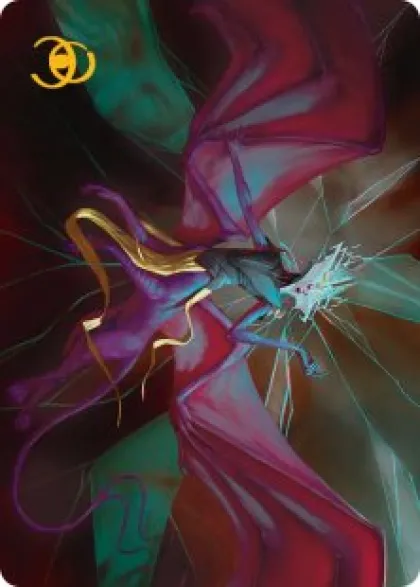 Art Card 42: Ingris Stingerquill (signed) - Reality Fracture Art Series
