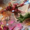 Art Card 01: Iron Man, Futurist Paragon - Marvel Super Heroes Scene Box Art Series