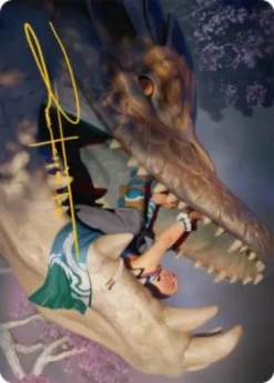 Art Card 53: Jaws of Defeat - Tarkir: Dragonstorm Art Series