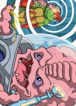 Art Card 25: Krang, Master Mind - Teenage Mutant Ninja Turtles Art Series
