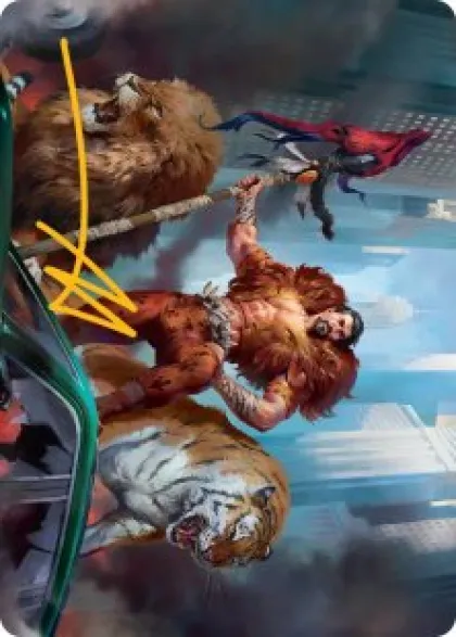Art Card 28: Kraven, Proud Predator (signed) - Marvel's Spider-Man Art Series