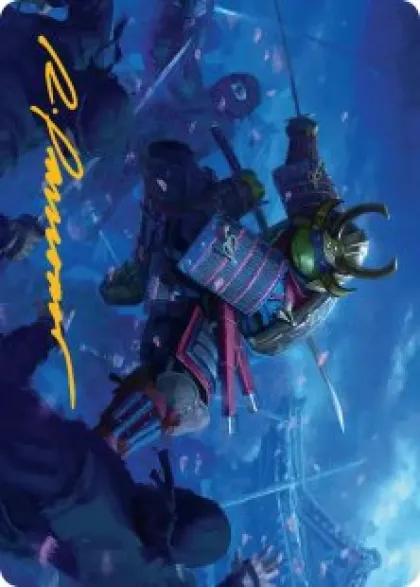 Art Card 01: Leonardo, Sewer Samurai - Teenage Mutant Ninja Turtles Art Series
