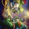 Art Card 14: Lessons from Life (signed) - Teenage Mutant Ninja Turtles Art Series