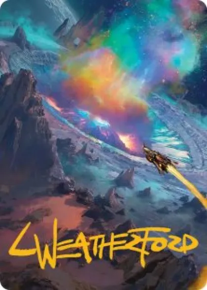 Art Card 45: Meteor Crater - Edge of Eternities Art Series