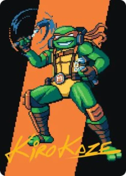 Art Card 35: Michelangelo, the Heart - Teenage Mutant Ninja Turtles Art Series