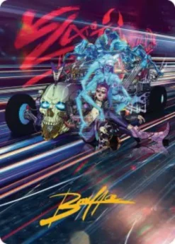 Art Card 38: Midnight Mangler (signed) - Aetherdrift Art Series
