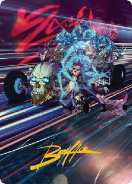 Art Card 38: Midnight Mangler (signed) - Aetherdrift Art Series