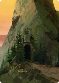 Art Card 53: Mountain (signed) - Avatar: The Last Airbender Art Series