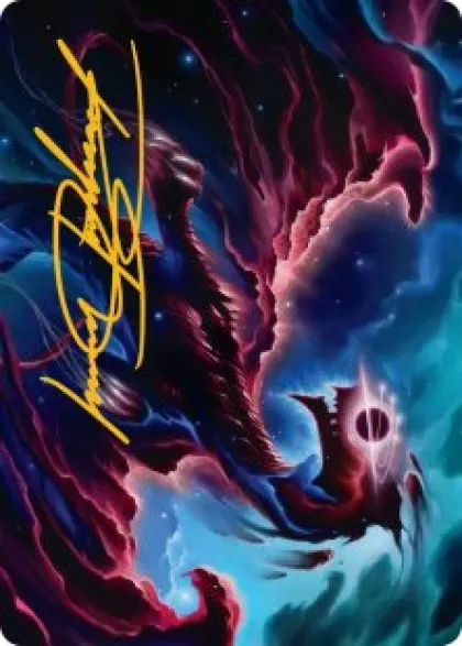 Art Card 18: Nova Hellkite (signed) - Edge of Eternities Art Series