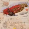 Art Card 35: Phoenix Fleet Airship - Avatar: The Last Airbender Art Series
