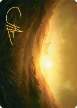 Art Card 31: Plains (signed) - Tarkir: Dragonstorm Art Series