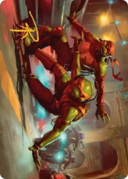Art Card 17: Raph & Mikey, Troublemakers - Teenage Mutant Ninja Turtles Art Series