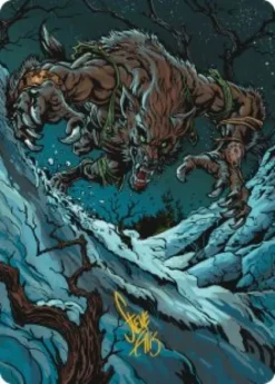 Art Card 21: Ravager of the Fells - Innistrad Remastered Art Series