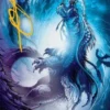 Art Card 33: Roiling Dragonstorm - Tarkir: Dragonstorm Art Series
