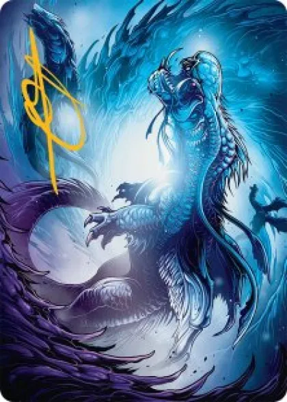 Art Card 33: Roiling Dragonstorm - Tarkir: Dragonstorm Art Series