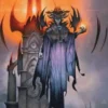 Art Card 36: Sauron, the Lidless Eye (signed) - The Hobbit Art Series