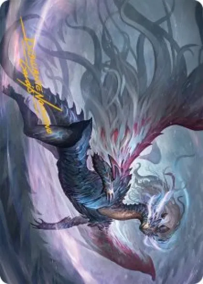 Art Card 37: Shiko, Paragon of the Way (signed) - Tarkir: Dragonstorm Art Series