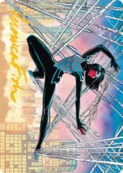 Art Card 39: Silk, Web Weaver - Marvel's Spider-Man Art Series
