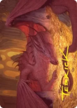 Art Card 43: Smaug the Magnificent (signed) - The Hobbit Art Series