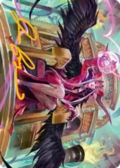 Art Card 09: Sorceress's Schemes (signed) - Final Fantasy Art Series