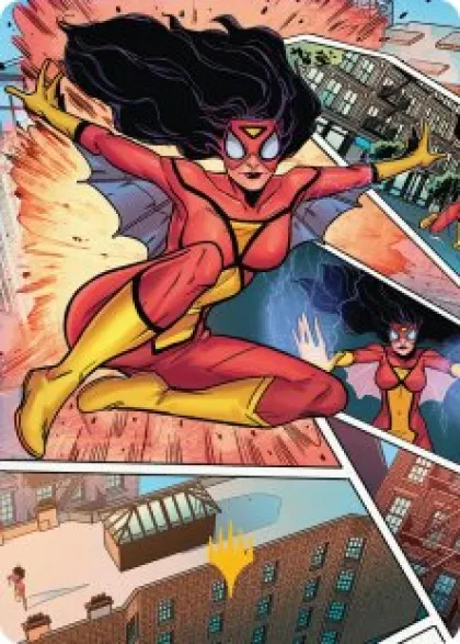 Art Card 51: Spider-Woman, Stunning Savior - Marvel's Spider-Man Art Series