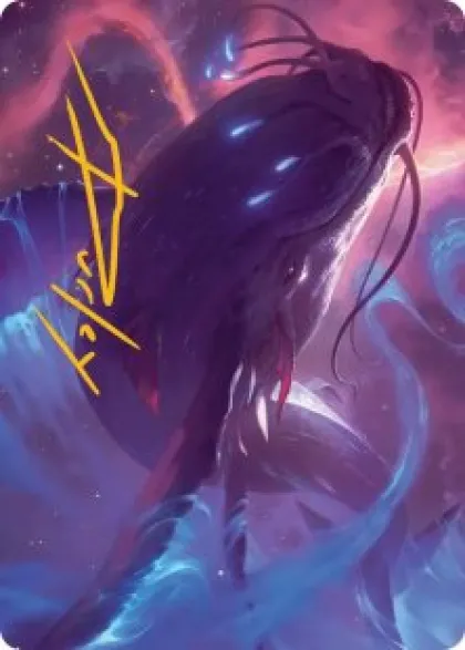 Art Card 09: Starbreach Whale (signed) - Edge of Eternities Art Series