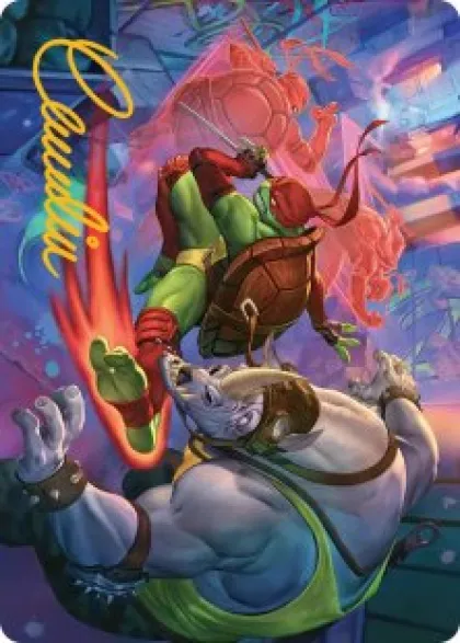 Art Card 44: Super Combo - Teenage Mutant Ninja Turtles Art Series