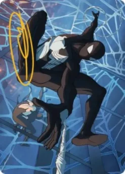 Art Card 40: Symbiote Spider-Man (signed) - Marvel's Spider-Man Art Series
