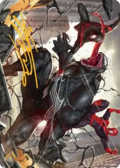Art Card 23: Terrific Team-Up (signed) - Marvel's Spider-Man Art Series