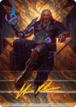 Art Card 01: Tezzeret, Cruel Captain (signed) - Edge of Eternities Art Series
