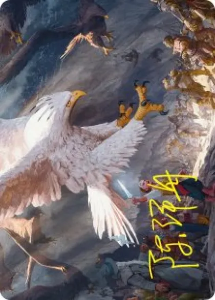 Art Card 03: The Eagles Are Coming! (signed) - The Hobbit Art Series
