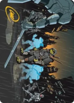 Art Card 23: The Last Ronin's Technique (signed) - Teenage Mutant Ninja Turtles Art Series