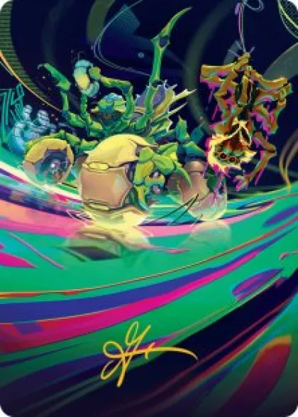 Art Card 48: Thundering Broodwagon - Aetherdrift Art Series