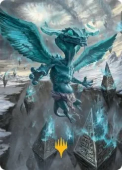 Art Card 47: Ugin, Eye of the Storms (signed) - Tarkir: Dragonstorm Art Series