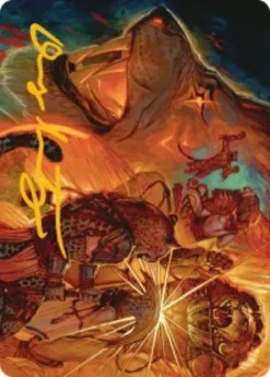 Art Card 33: Way of the Warlord (signed) - Reality Fracture Art Series