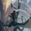 Art Card 27: Whirlwing Stormbrood (signed) - Tarkir: Dragonstorm Art Series