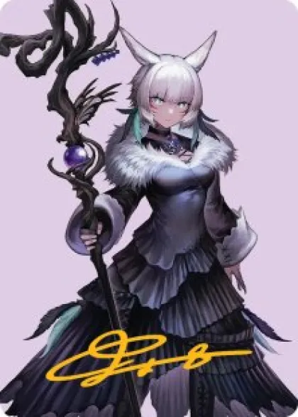 Art Card 53: Y'shtola, Night's Blessed (signed) - Final Fantasy Art Series